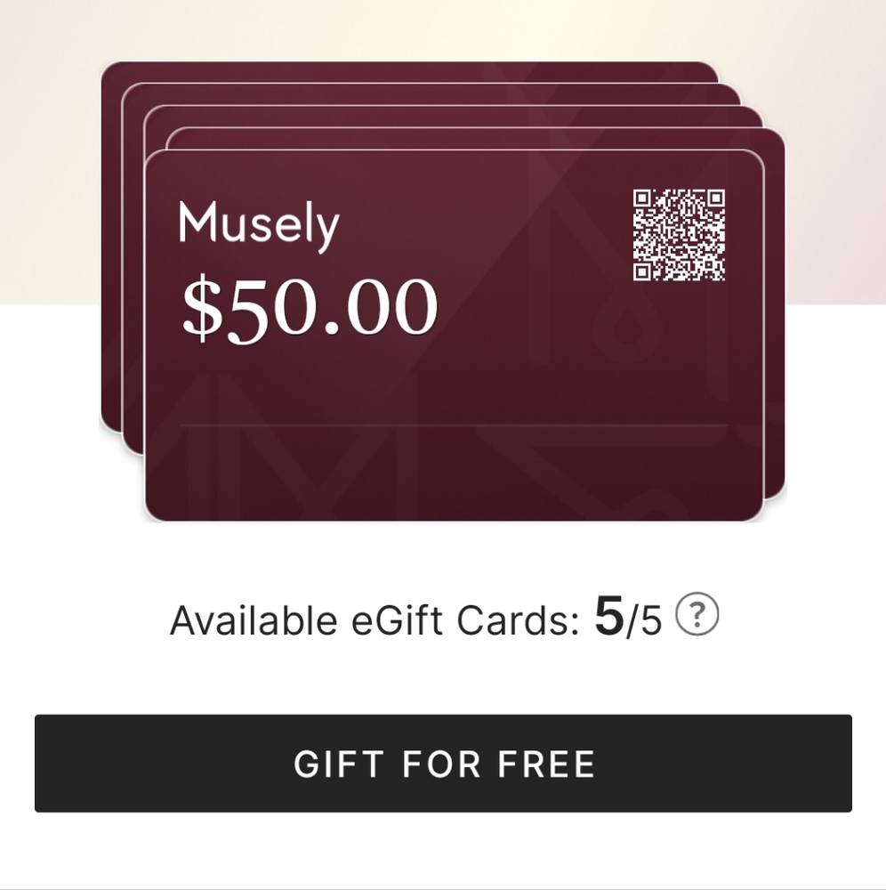 Musely $50 eGift Cards